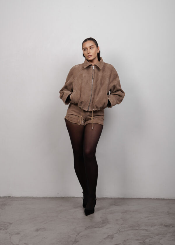 BUVAIA kurtka skórzana boxy