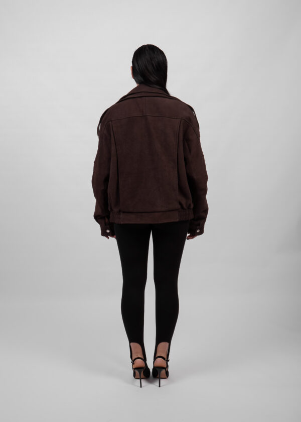 BUVAIA Damska kurtka skórzana