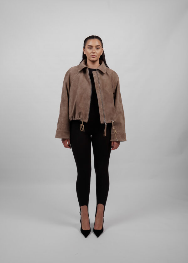 BUVAIA kurtka skórzana boxy