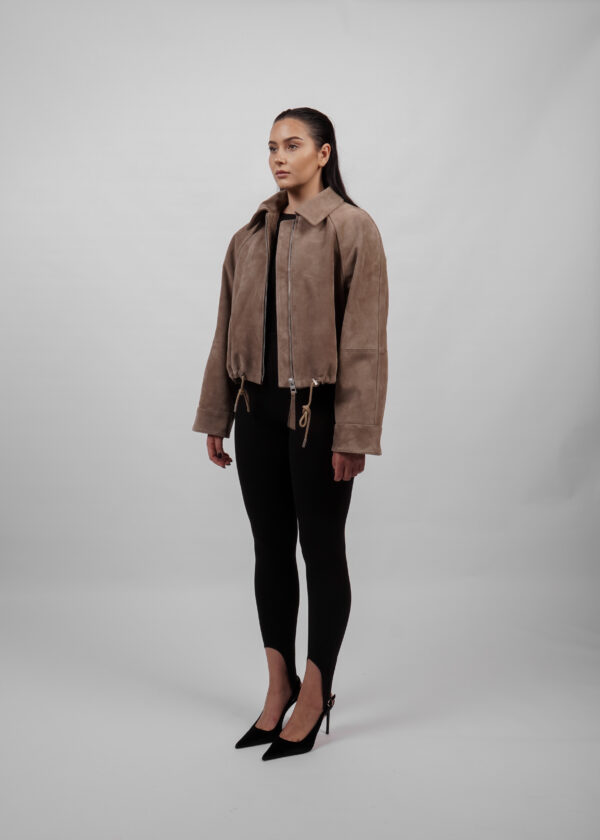 BUVAIA kurtka skórzana boxy