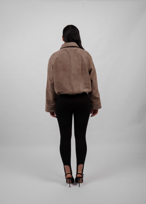 BUVAIA kurtka skórzana boxy